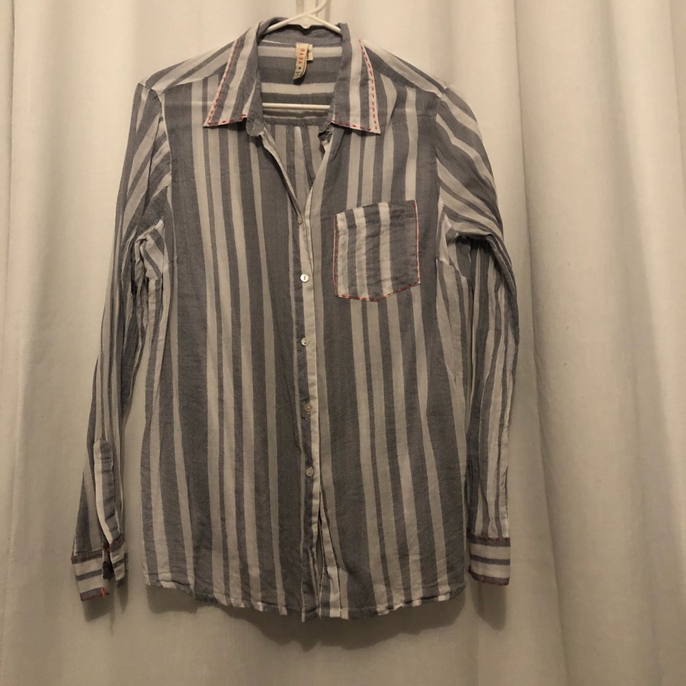 Raga striped lightweight button down